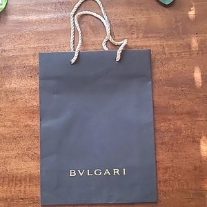 Bvlgari shopping bag